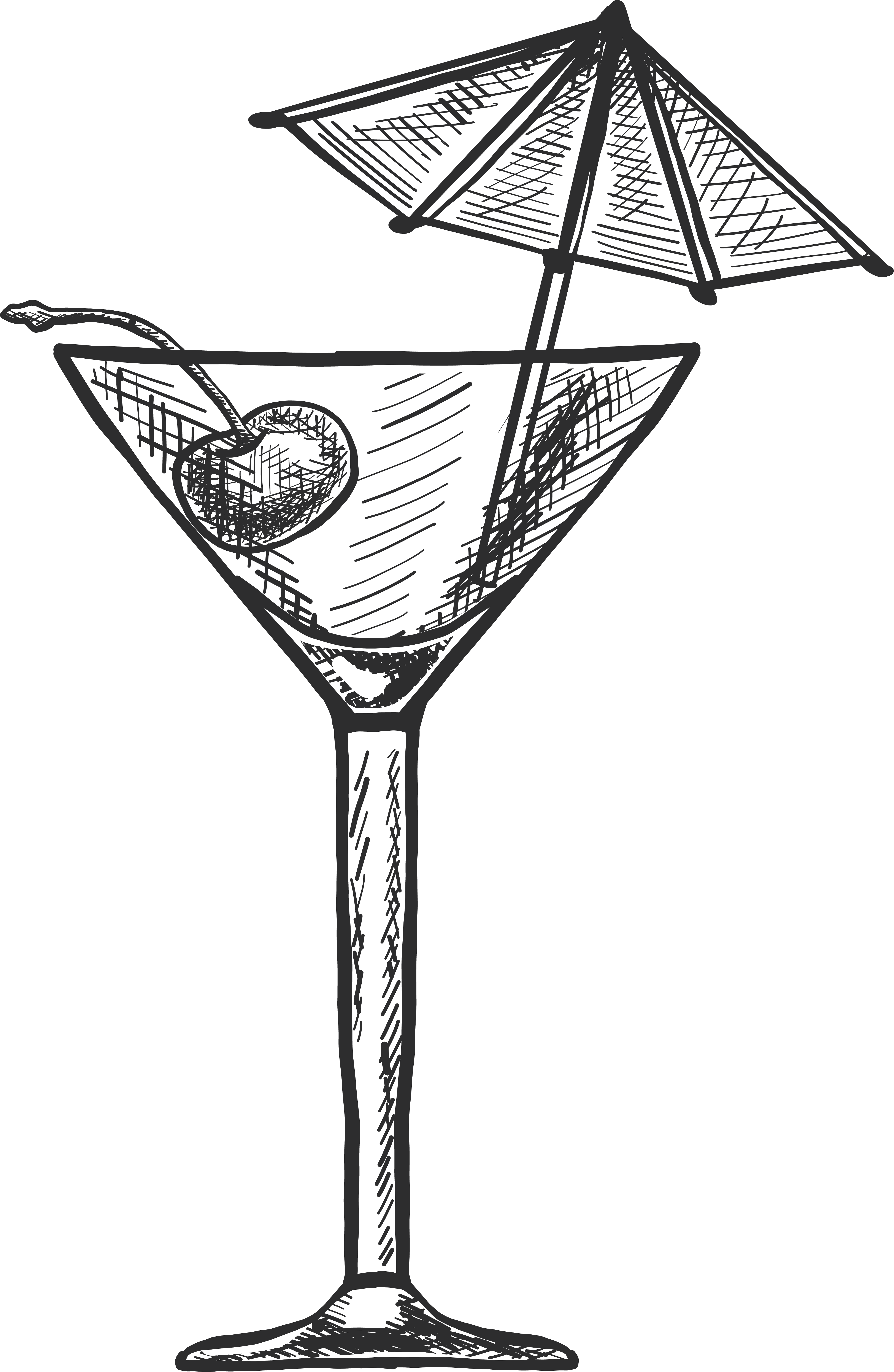 Dessin reprsentant un cocktail